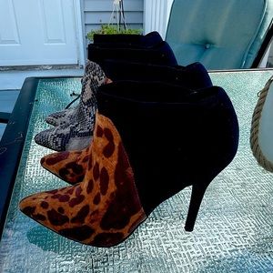 2 Pair Size 9 Women’s Booties